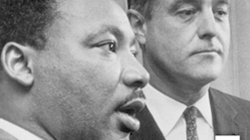 Sargent Shriver and Martin Luther King Jr.